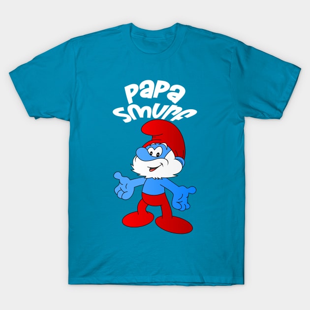 PAPA SMURF IS THE BEST T-Shirt by demianakistri111